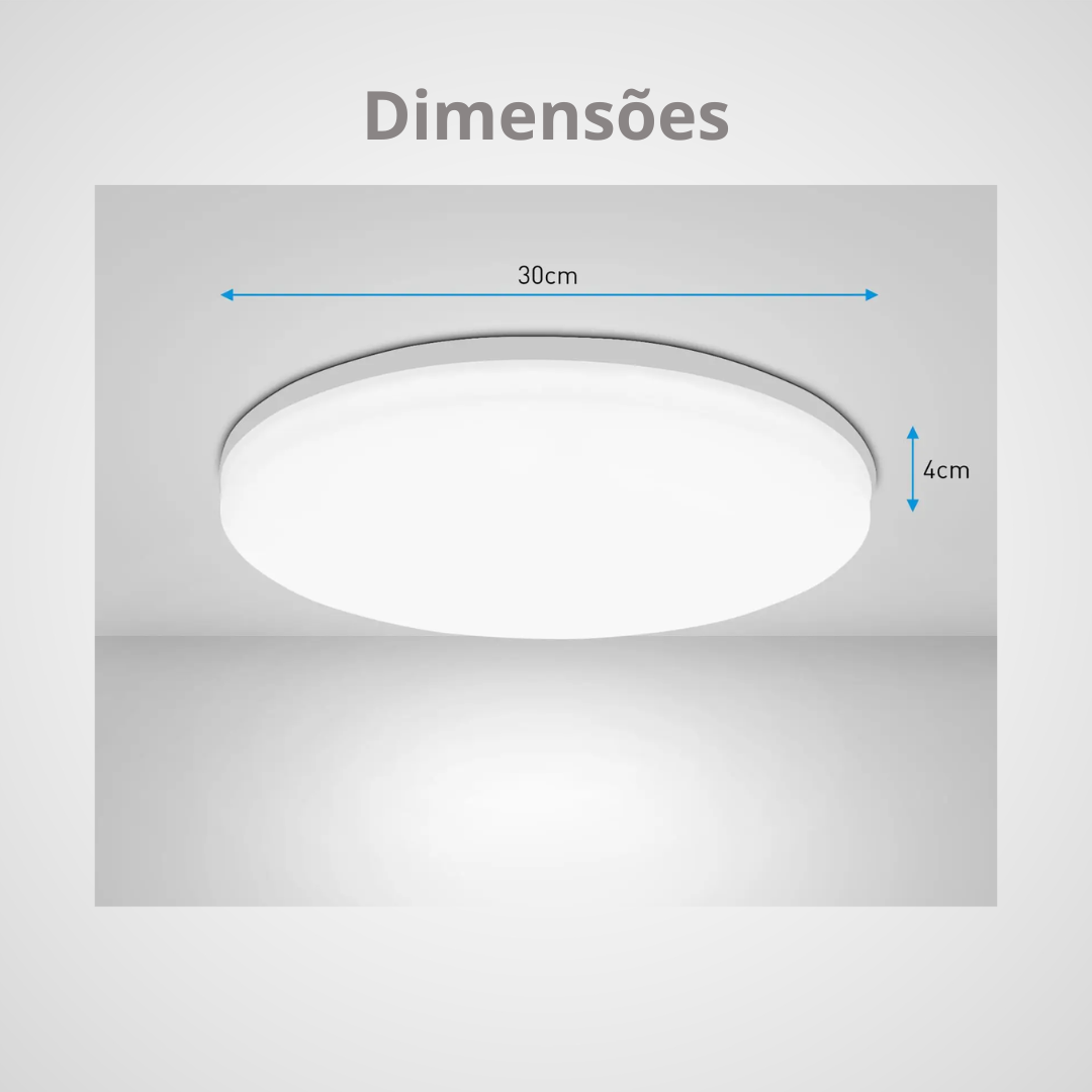 Plafon Redondo em Led