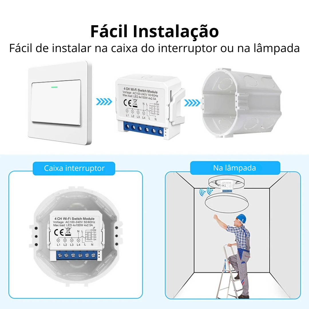 Módulo de Interruptor Inteligente WIFI