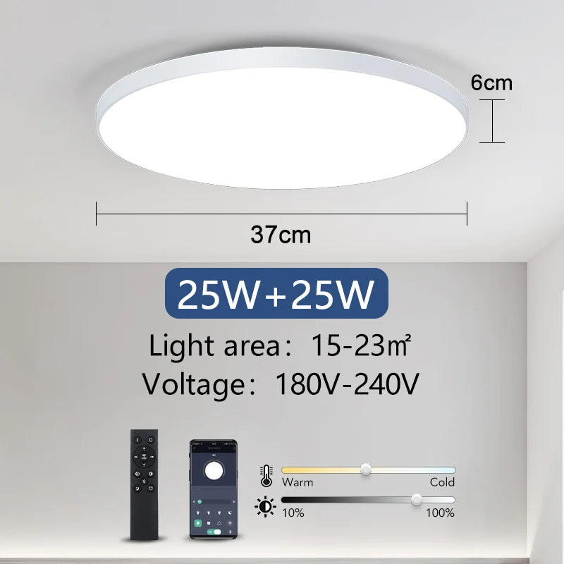 Plafon Redondo Inteligente em LED