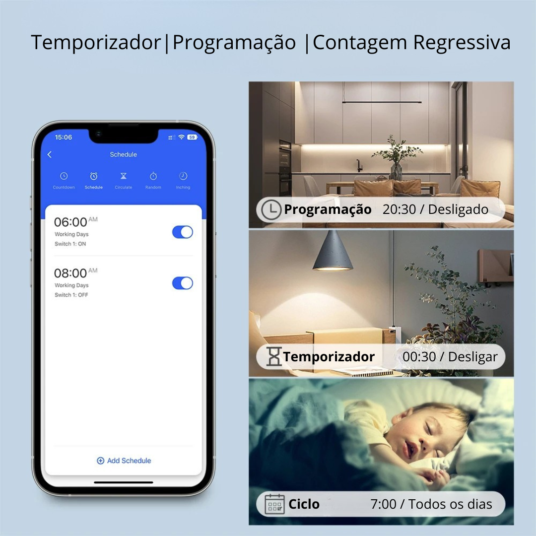 Módulo de Interruptor Inteligente WIFI