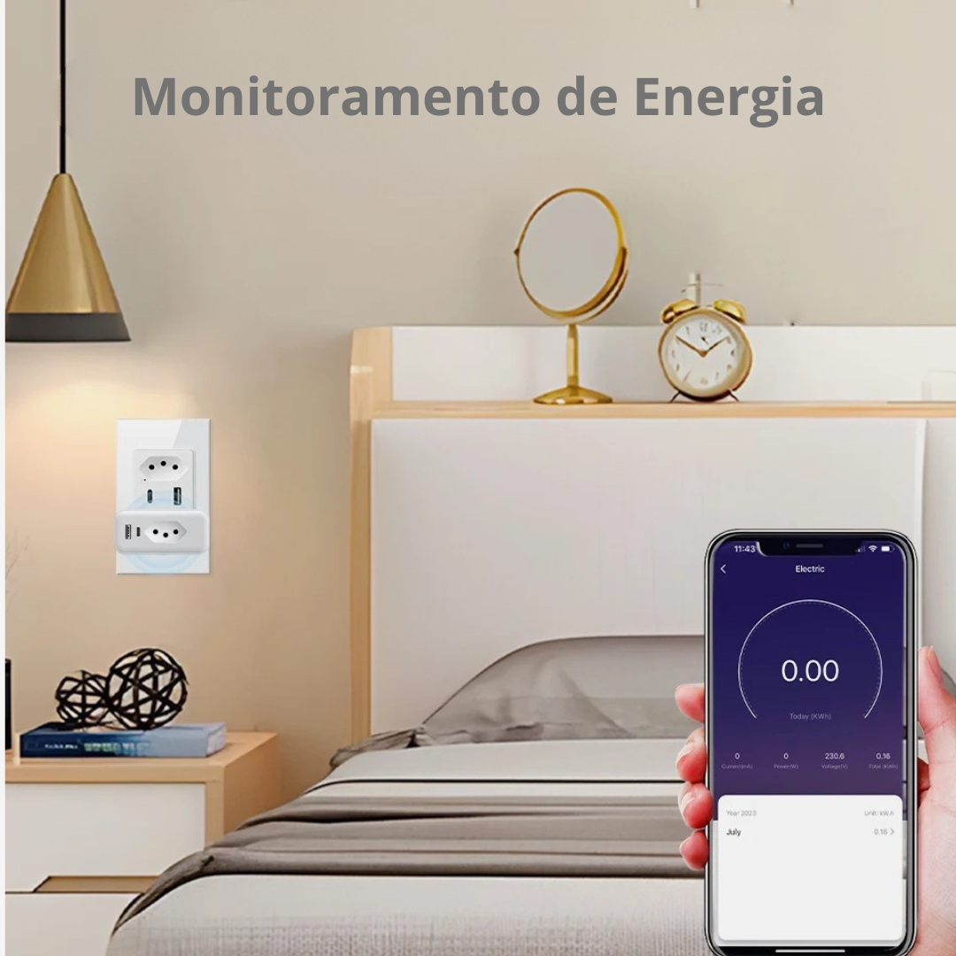 Plug Inteligente Wi-Fi 16A/20A