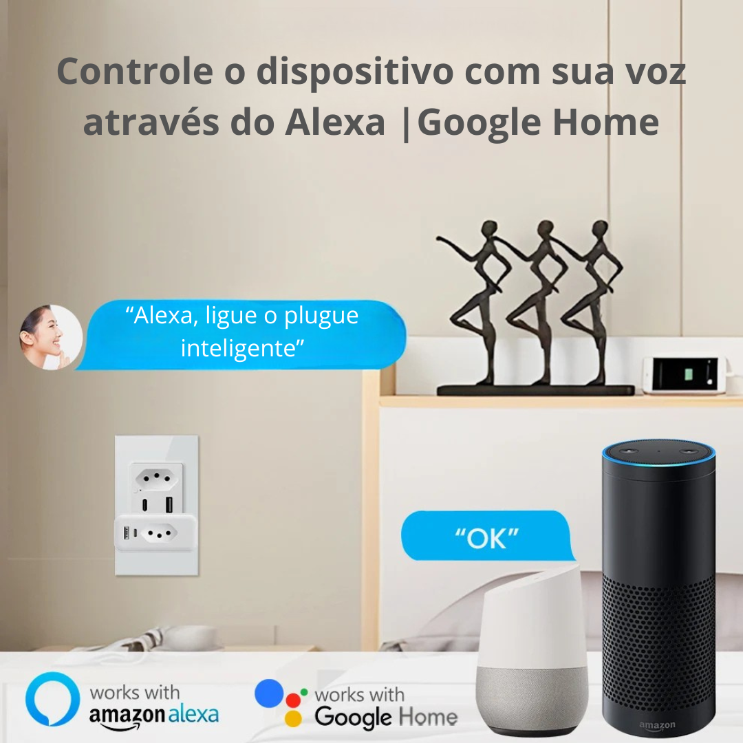 Plug Inteligente Wi-Fi 16A/20A