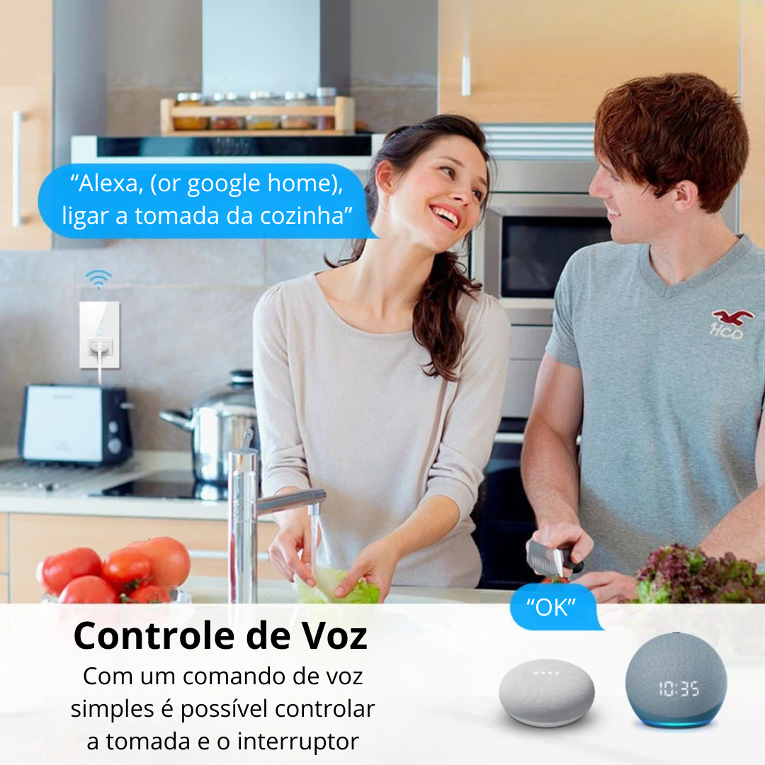 Interruptor Inteligente com Tomada