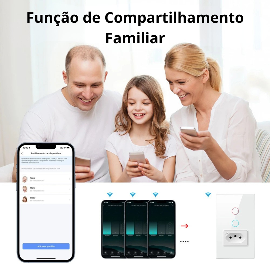 Interruptor Inteligente com Tomada