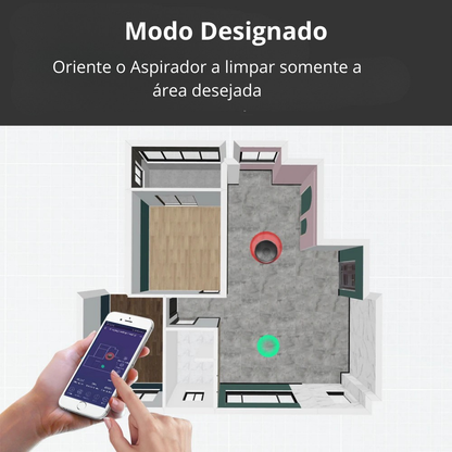 Aspirador de Pó Inteligente ABIR X6