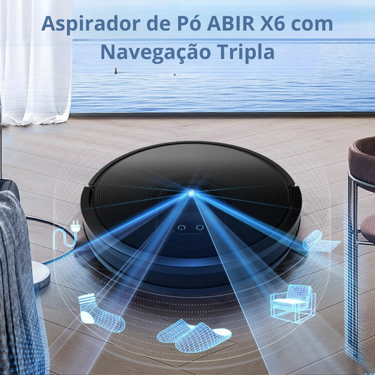 Aspirador de Pó Inteligente ABIR X6