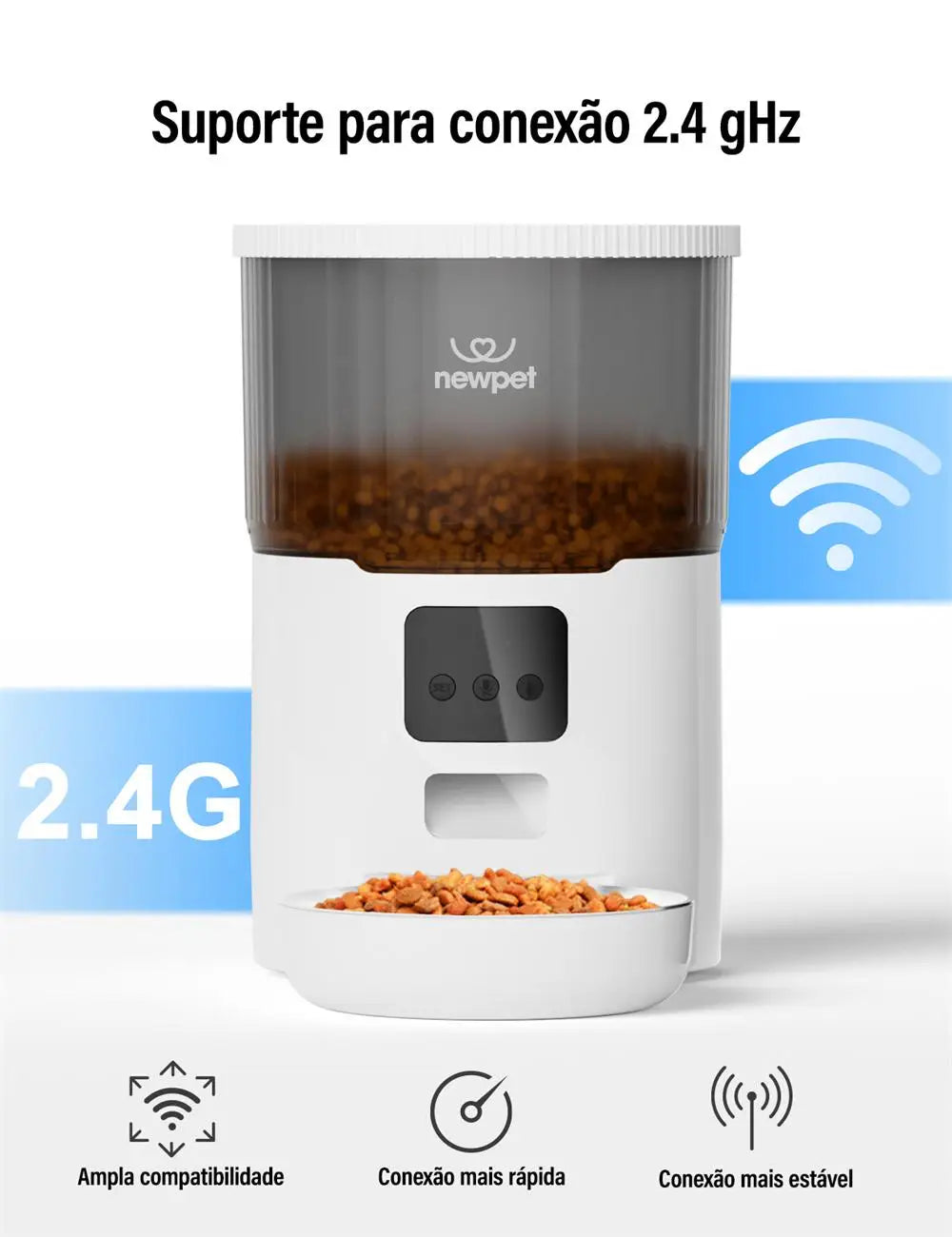 Alimentador Automático Inteligente - 4 Litros
