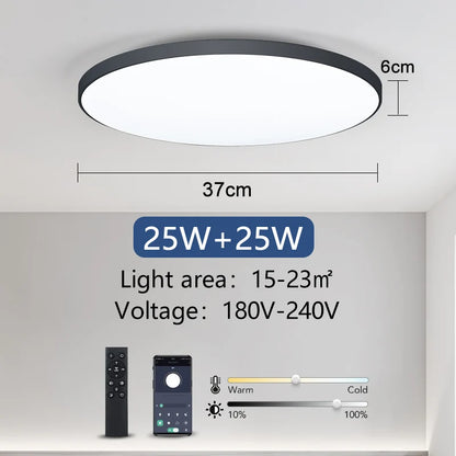 Plafon Redondo Inteligente em LED