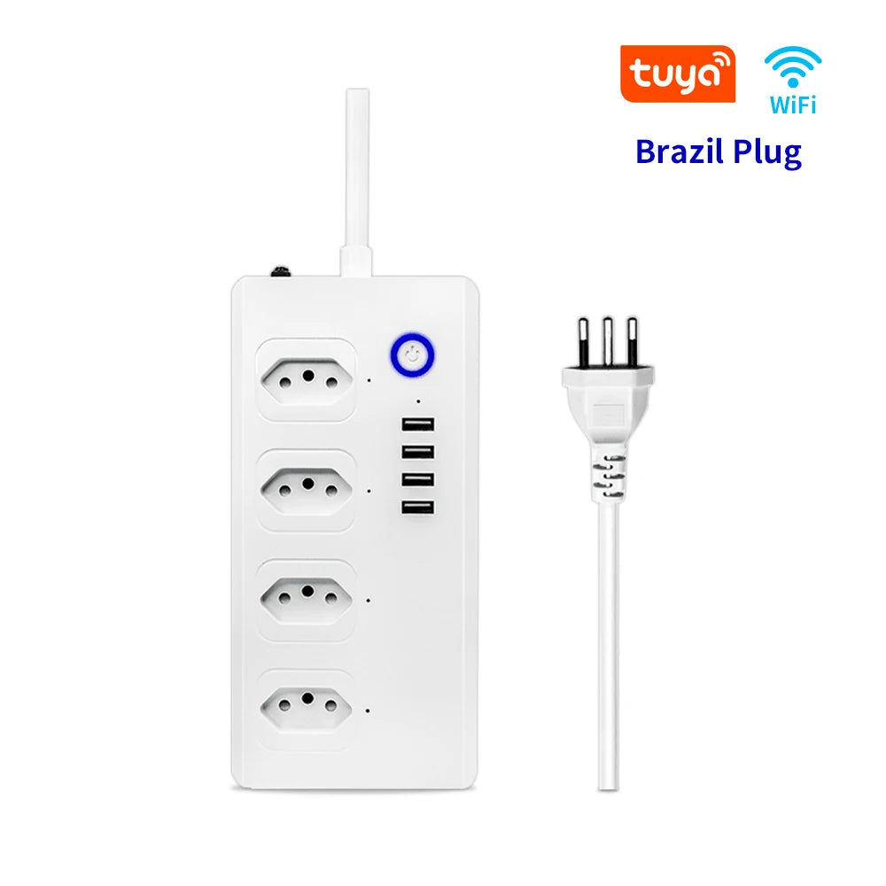 Filtro de Linha Inteligente com 4 Tomadas