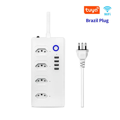 Filtro de Linha Inteligente com 4 Tomadas
