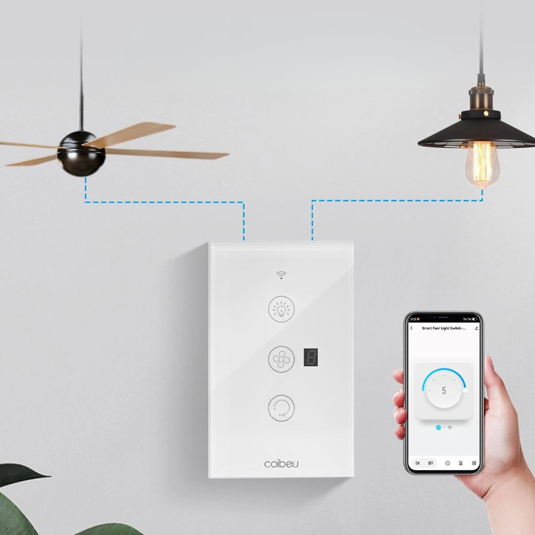 Interruptor de Ventilador Inteligente Wi-Fi