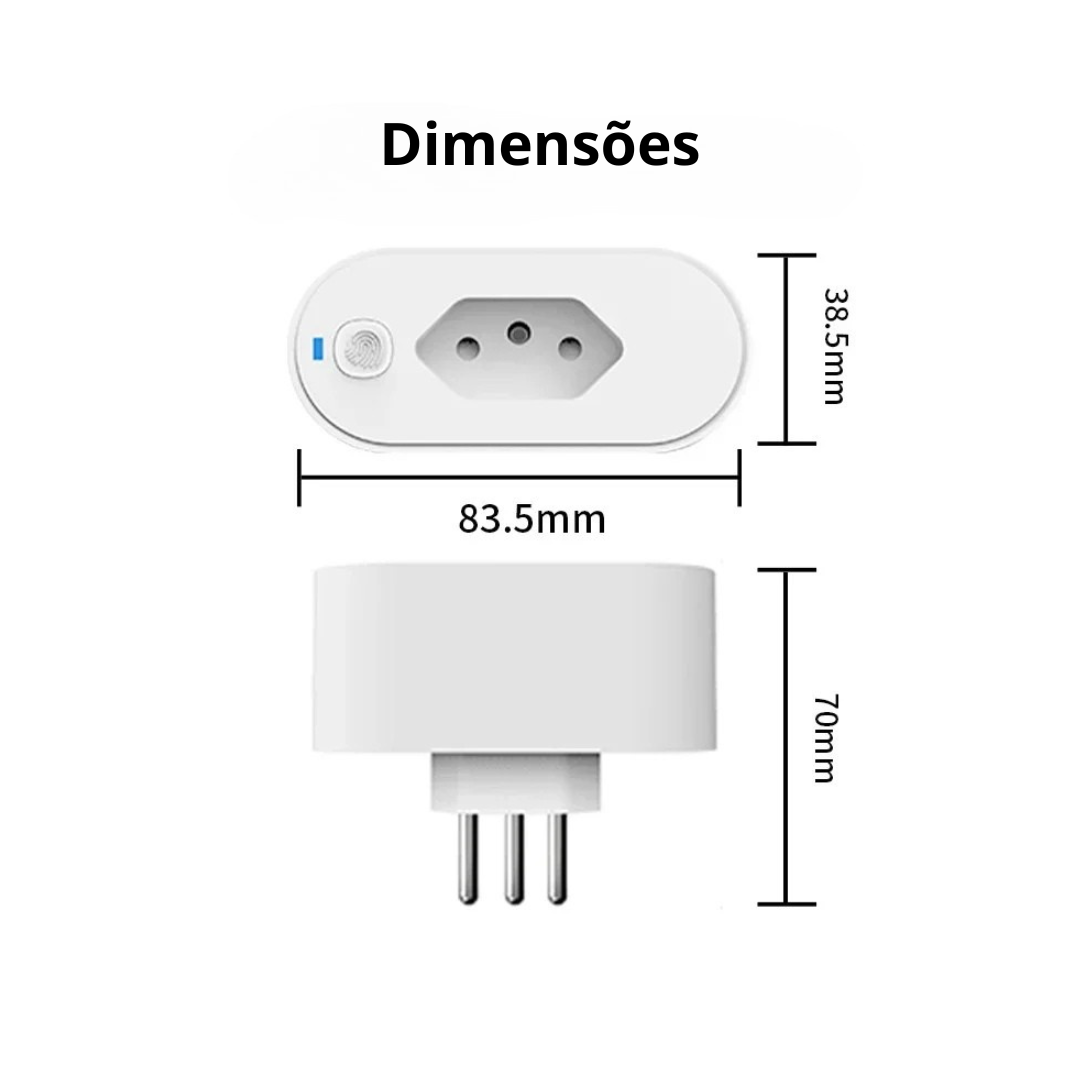 Plug 16/20A Wi-Fi ou Zigbee