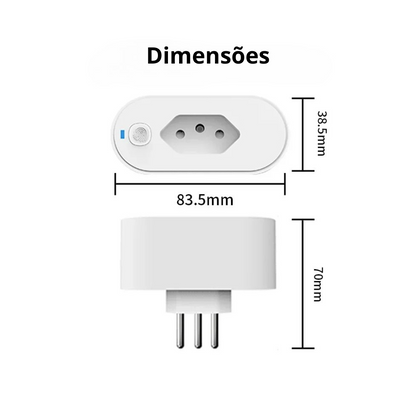 Plug 16/20A Wi-Fi ou Zigbee